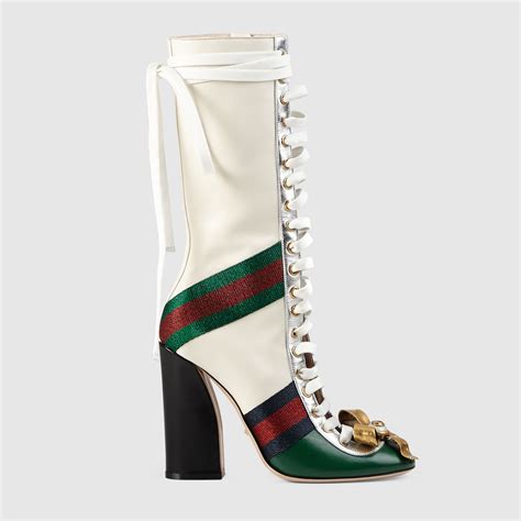 gucci boot ribbon boot|high top gucci boots.